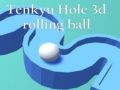 Gêm Tenkyu Twll 3D Rholer Bwl ar-lein
