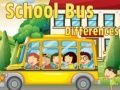 Gêm Gwahaniaethau yn y bws ysgol ar-lein
