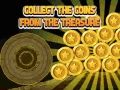 Gêm Casglwch y ceiniogau o'r treasure ar-lein