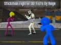 Gêm Fighter Stickman 3D: Pysgodfeydd Corff ar-lein