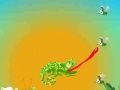 Gêm Mae'r cameleon yn eisiau bwyta ar-lein
