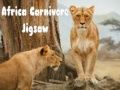 Gêm Jigsaw Carnivore Affrica ar-lein
