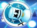 Gêm Hop Ball 3D: Ball Danso ar y Ffordd Tile Marshmello ar-lein