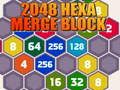 Gêm 2048 Hexa Uno Bloc ar-lein