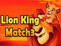 Gêm Y Brenin Llew Match3 ar-lein