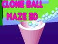 Gêm Clone Ball Maze 3D ar-lein