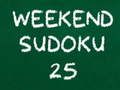 Gêm Sudoku penwythnos 25 ar-lein