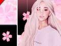 Gêm Ariana Grande Pano Tile Pinc, Cerddoriaeth a Magi ar-lein