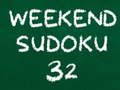 Gêm Sudoku penwythnos 32 ar-lein