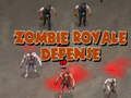 Gêm Amddiffyn Zombie Royale ar-lein