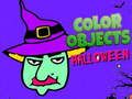 Gêm Eitemau lliw Halloween ar-lein