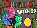 Gêm Cydweddu 2D Dinosoriaid ar-lein