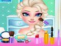 Gêm Elsa: Addasgiad Frock a Makeup ar-lein