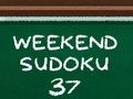 Gêm Sudoku Penwythnos 37 ar-lein