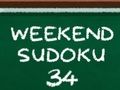Gêm Sudoku Penwythnos 34 ar-lein