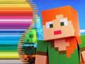 Gêm Llyfr lliwio ar gyfer Minecraft ar-lein