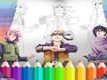 Gêm Llyfr lliwio Naruto Shippuden ar-lein