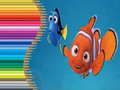 Gêm Llyfr lliwio ar gyfer Chwyddo Nemo ar-lein