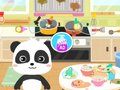Gêm Glanhau gyda Panda Bach ar-lein