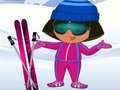 Gêm Dora: Wisgo Ar Ski ar-lein