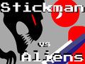 Gêm Stickman yn erbyn estroniaid ar-lein