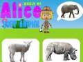 Gêm Byd Alice: anifeiliaid babi ar-lein