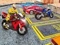 Gêm Gêm Parcio Beiciau Pwysau yn y Dinas 3D ar-lein