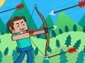 Gêm Ymosodiad Monster Noob Archer ar-lein