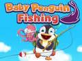 Gêm Pysgota gyda'r Pinguin Babi ar-lein Gêm Pysgota gyda'r Pinguin Babi ar-lein