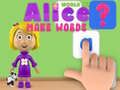 Gêm Byd Alice: Creu Geiriau ar-lein