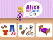 Gêm Byd Rutine Dyddiol Alice ar-lein