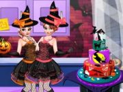 Gêm Cacen Parti Halloween ar-lein