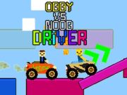 Gêm Obby yn erbyn Gyrrwr Noob ar-lein