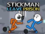 Gêm Stickman Yn Ffo o'r Carchar ar-lein