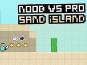 Gêm Noob yn erbyn Pro: Ynys Tywod ar-lein