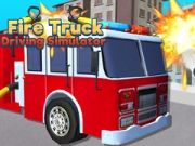 Gêm Simulated Driving Fire Truck ar-lein