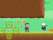 Gêm Ninja Yn Erbyn Ymosod Zombie ar-lein