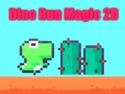 Gêm Rhediad Dino Magi 2D ar-lein