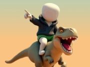 Gêm Stickman. Aber Dinosaurs ar-lein