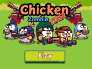 Gêm Cystadleuaeth Zombie Cyw Iâr ar-lein