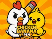 Gêm Pen Banana Cyw Iâr ar-lein