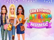 Gêm Ellie a'i Ffrindiau Art Bloom Esthetig ar-lein