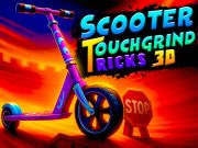 Gêm Triciau cyffwrdd sgwter 3d ar-lein