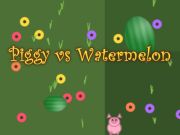 Gêm Piggy vs watermelon ar-lein