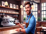 Gêm Efelychydd busnes perchennog caffi ar-lein