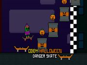 Gêm Sglefrio Perygl Calan Gaeaf Obby ar-lein