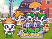 Gêm Efelychydd siop panda ar-lein