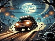 Gêm Car rasio yn dinistrio zombie ar-lein