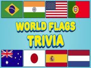 Gêm Baneri'r Byd Trivia ar-lein