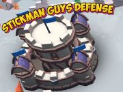 Gêm Amddiffyn Stickman Guys ar-lein